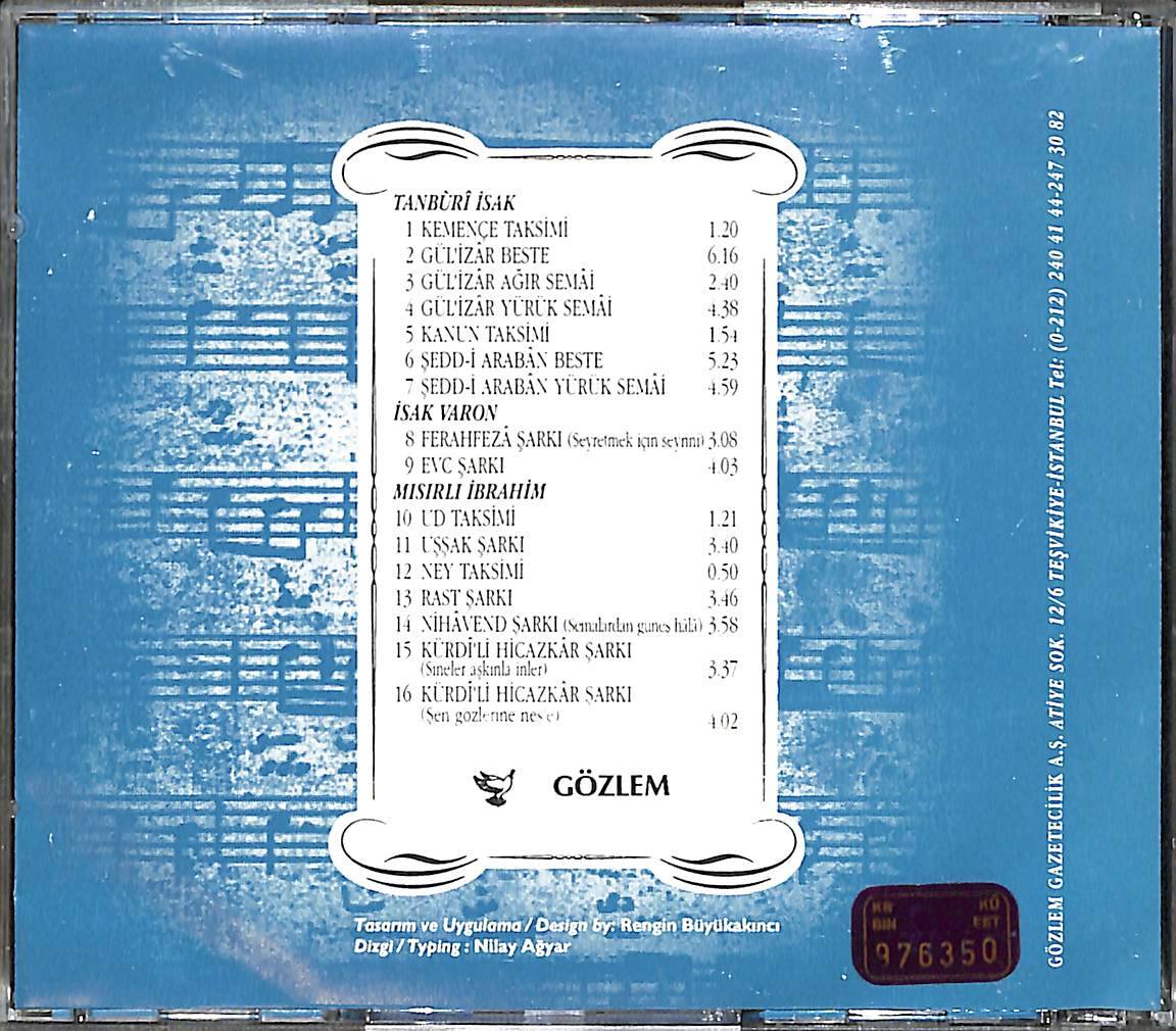 Jewish Composers In Classical Turkish Music - Klasik Türk Müziğinde Musevi Bestekarlar CD (İkinci El) CD4285 - 2