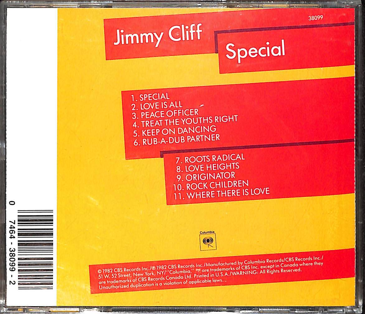 Jimmy Cliff - Special CD (İkinci El) CD4141 - 2