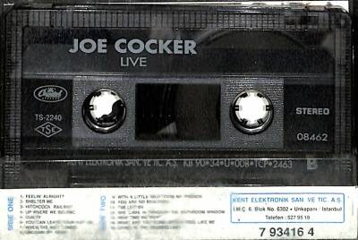 Joe Cocker - Live Kaset (İkinci El ) KST24190 - 2