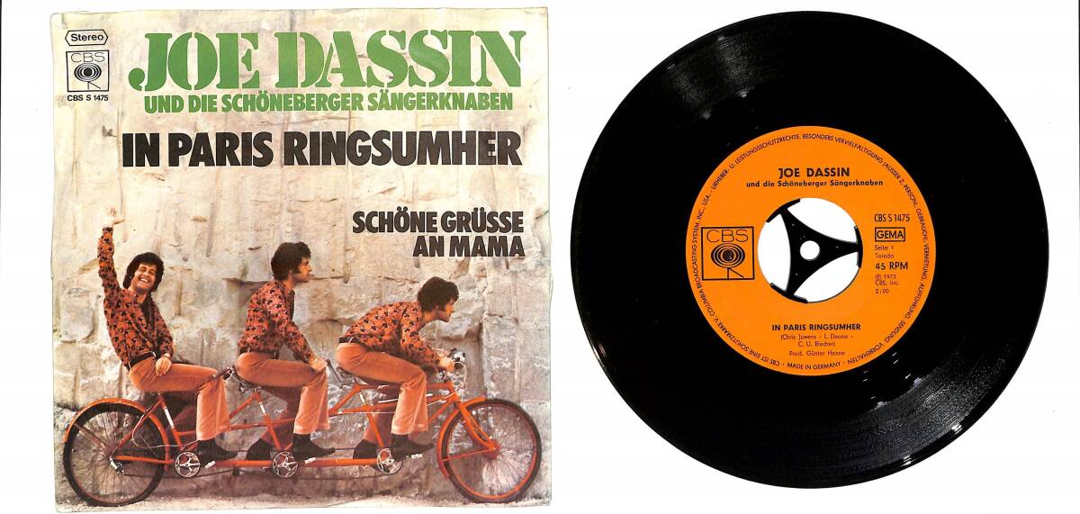 Joe Dassin - In Paris Ringsumher / Schöne Grüsse An Mama Plak (10/7.5) PLK26153 - 1
