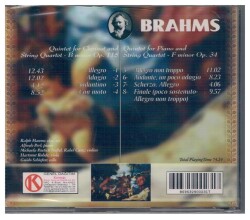 Johannes Brahms - Clarnet Quintet,Piano Quintet CD Müzik (Sıfır Ürün) CD5 - 6