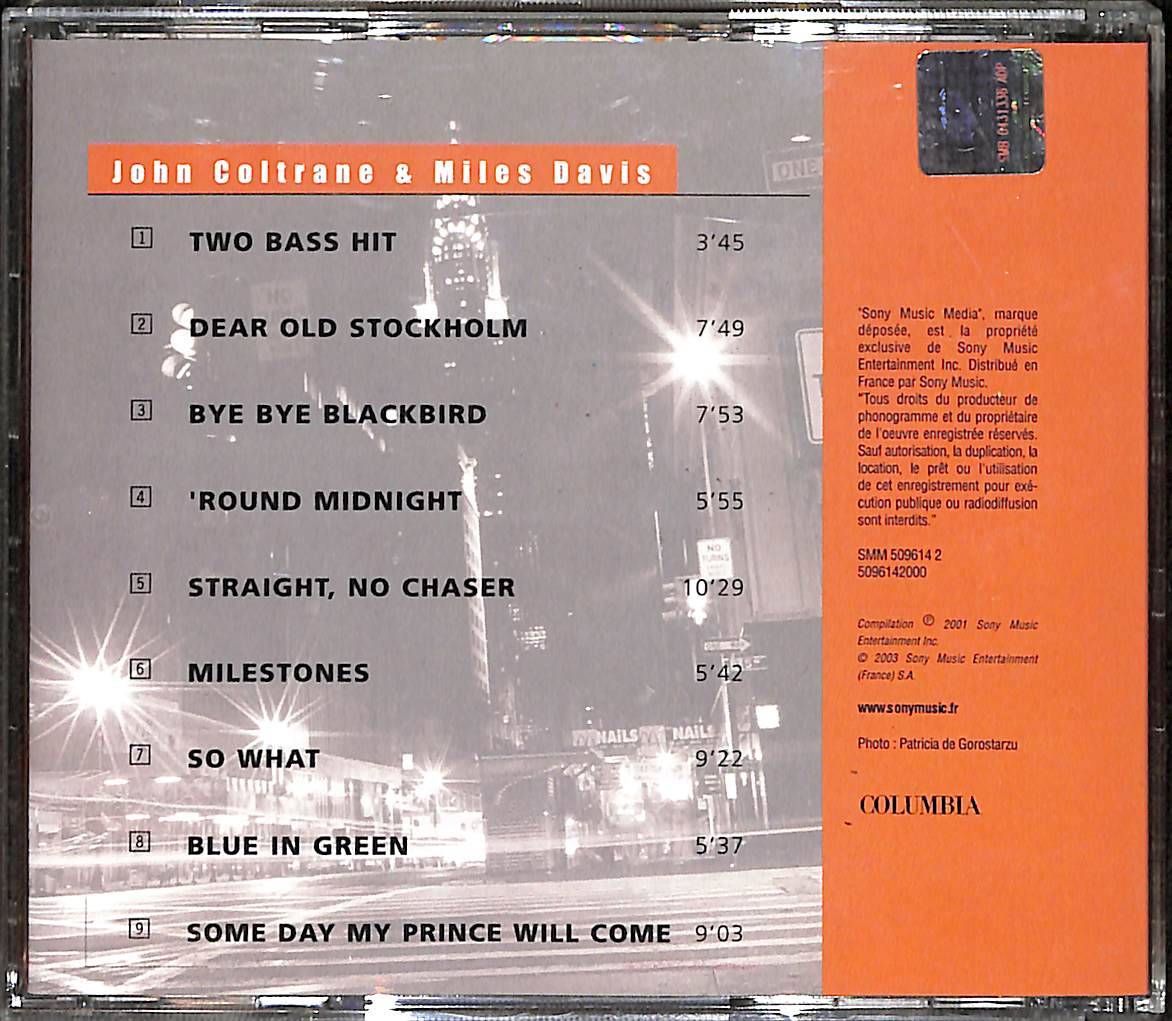 John Coltrane & Miles Davis (1955 - 1961) CD (İkinci El) CD4898 - 2
