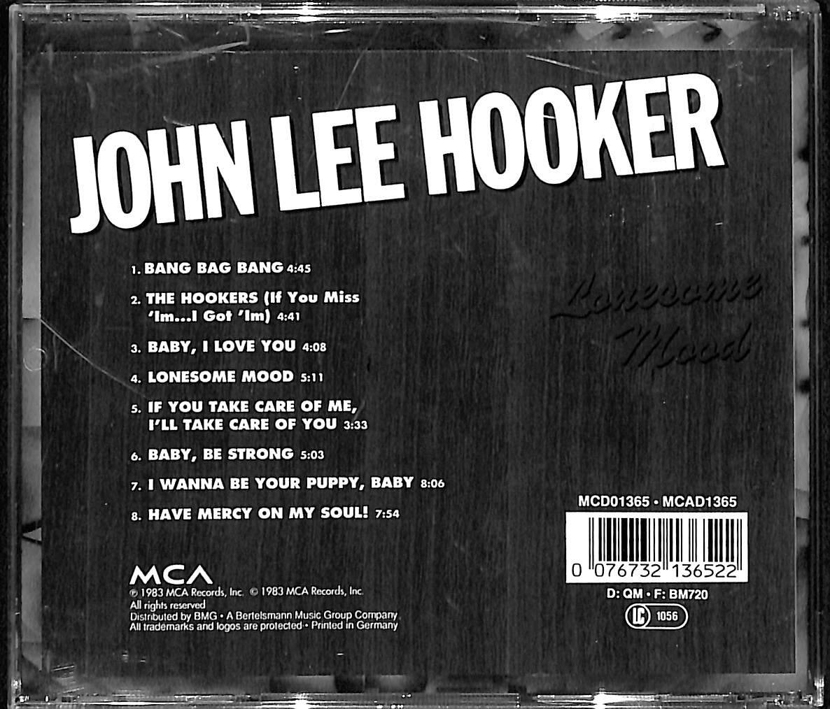John Lee Hooker - Lonesome Mood CD (İkinci El) CD4528 - 2