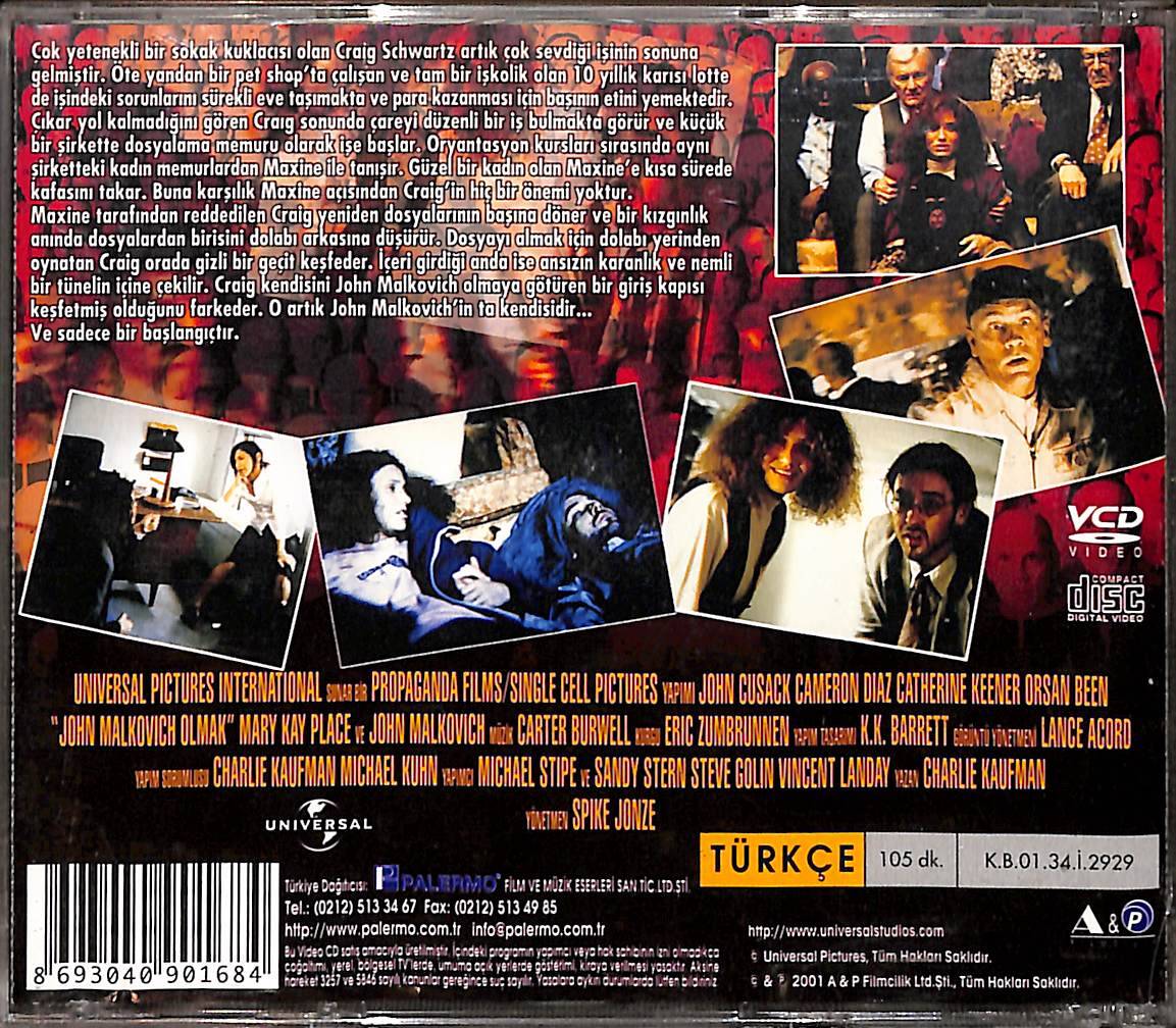 John Malkovich Olmak VCD Film VCD27187 - 2