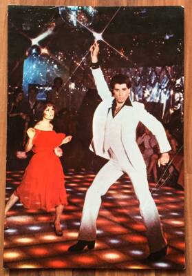 John Travolta Büyük Boy Kartpostal KRT7934 - 1