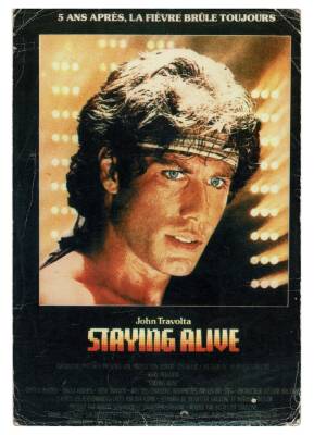 John Travolta Büyük Boy Kartpostal KRT9306 - 1