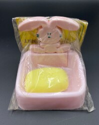 Jolly Rabbit Sıfır Sabun ve Sabunluk AOB3275 (N) - Gökçekoleksiyon