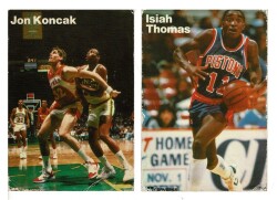 Jon Koncak - Isiah Thomas NBA Kartpostal KRT7853 - Gökçekoleksiyon