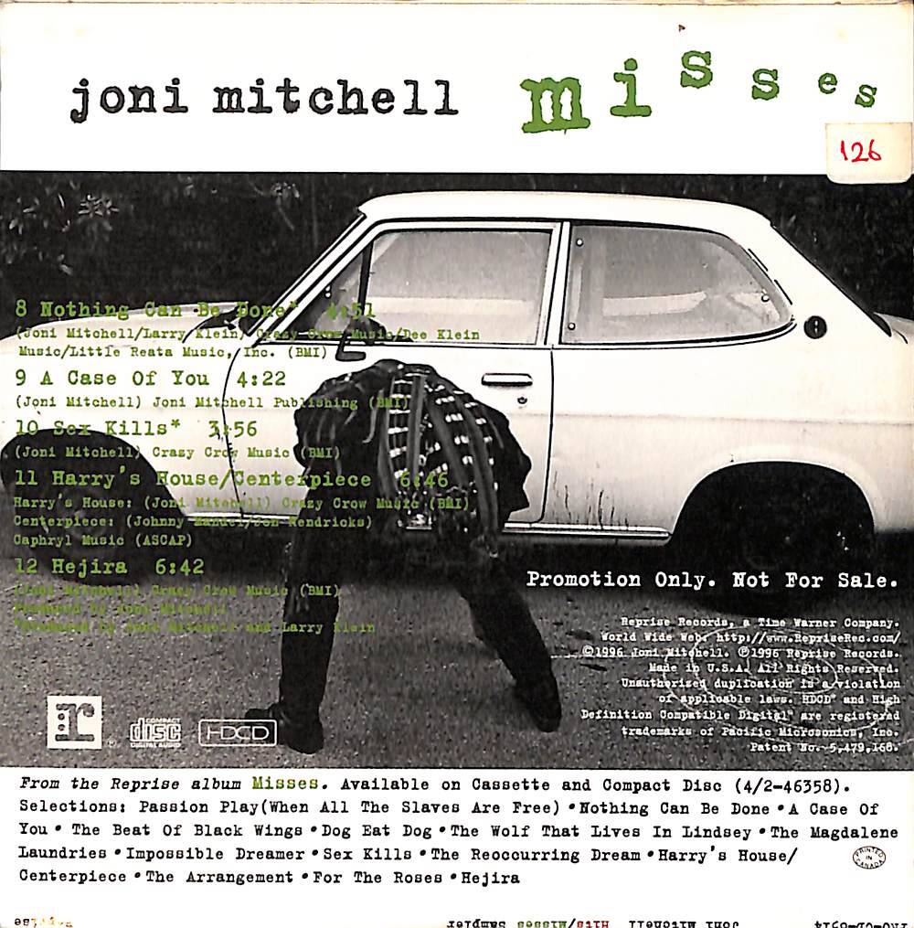 Joni Mitchell ‎– Hits CD (İkinci El) CD5848 - 2