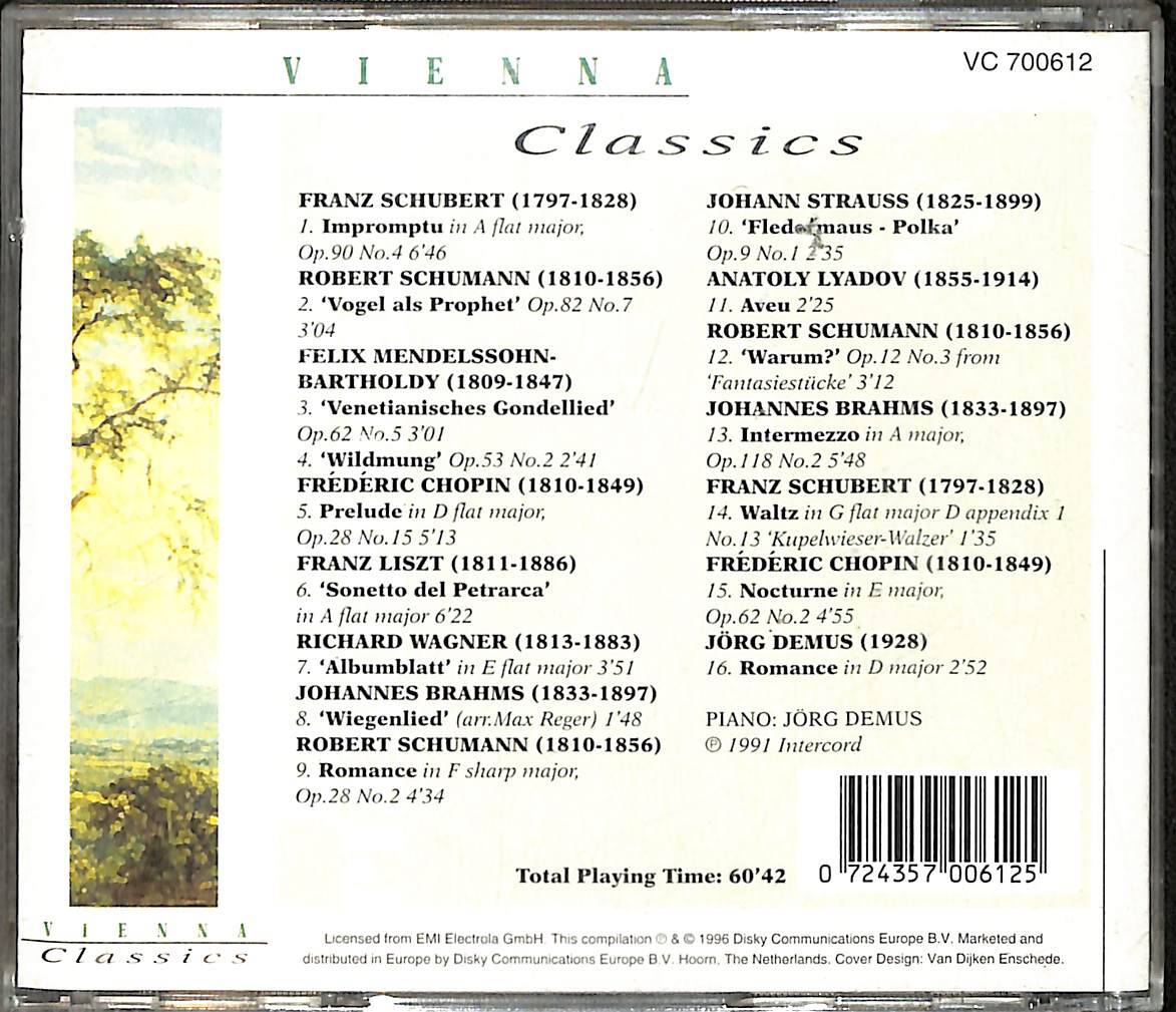 Jörg Demus – Best-Loved Piano Pieces II CD (İkinci El) CD4276 - 2