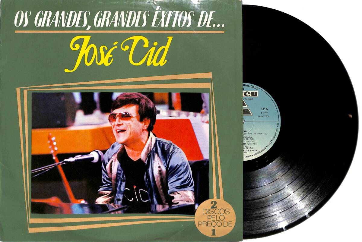 Jose Cid - Os Grandes, Grandes Exitos De (Portekiz Baskı) LP PLAK (10/8.5) PLK25968 - 1