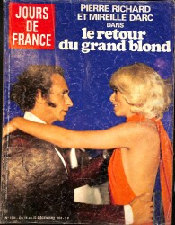 Jours De France 22 Decembre 1974 - Pierre Richard, Olivier Stirn NDR84500 - Gökçekoleksiyon