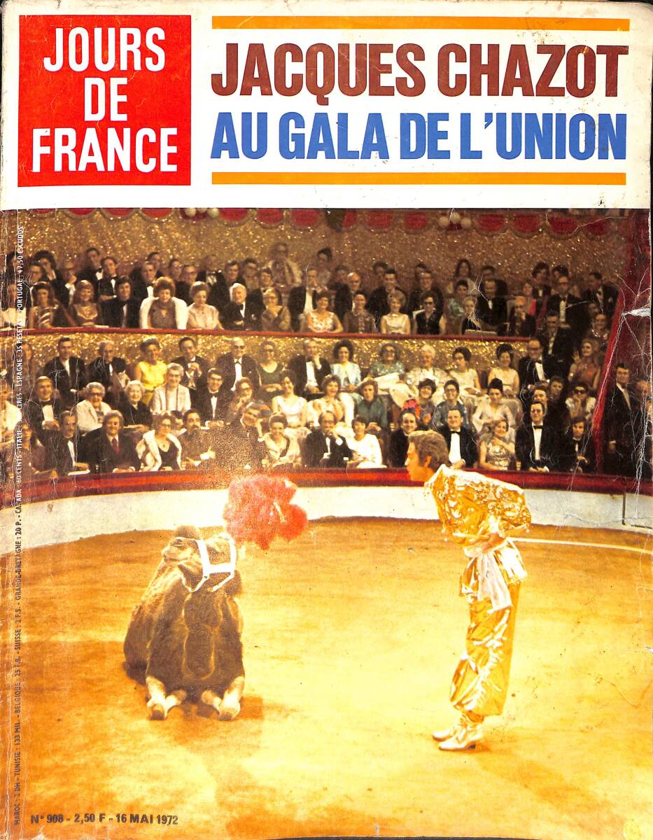 Jours De France N.908 - 16 MAI 1972 - Martine Baujoud - Raymond Danon - Erskine Caldwell-Jeanne Moreau -Marthe Hanau - Nicole Courcel - Charles Gerard NDR91775 - 1