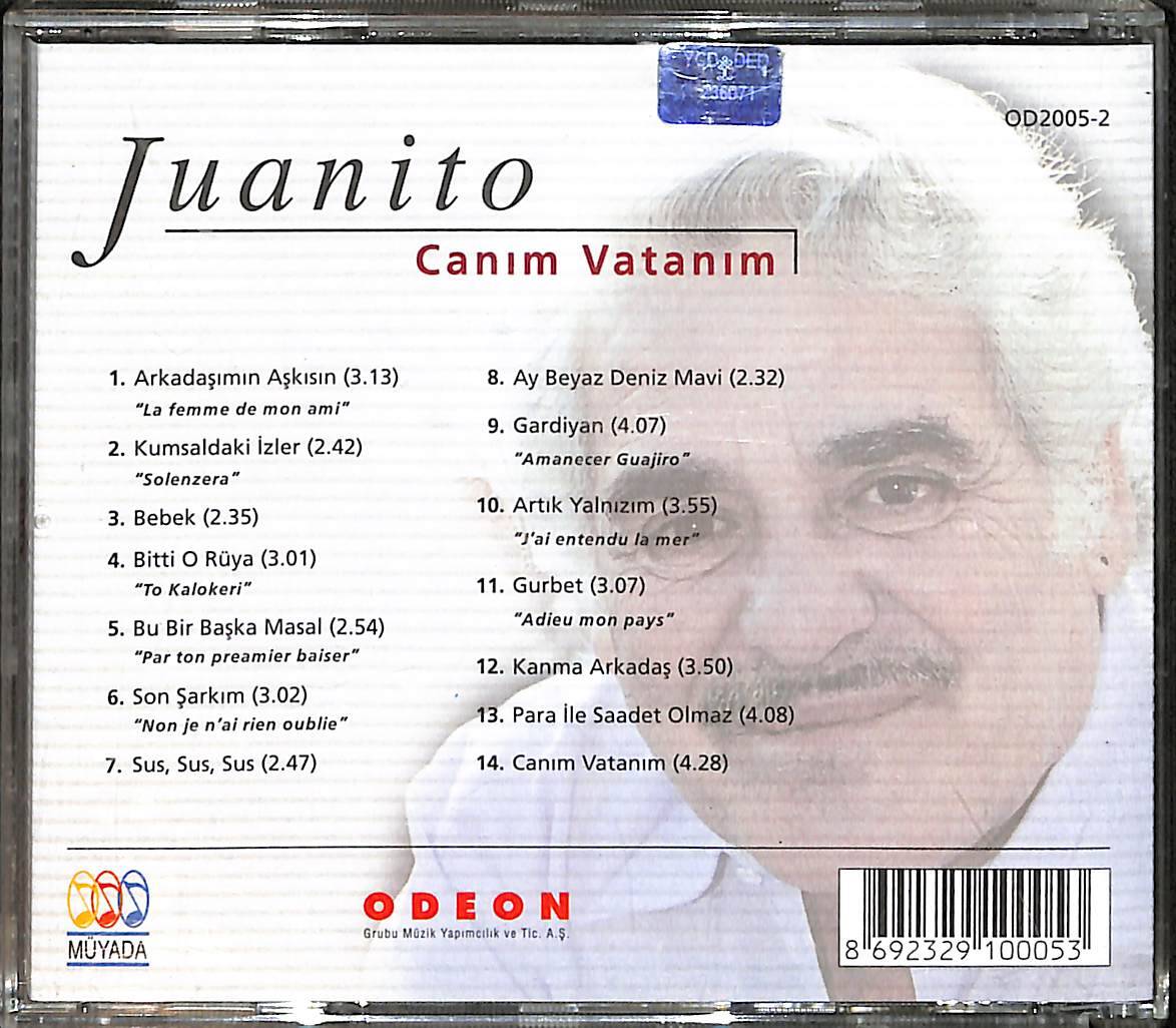 Juanito - Canım Vatanım CD (İkinci El) CD4360 - 2