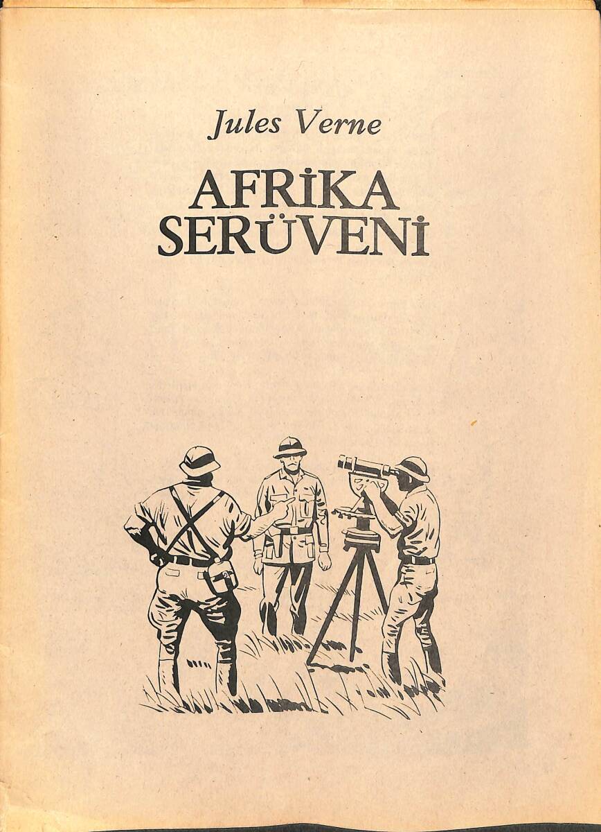 Jules Verne - Afrika Serüveni Çizgi Roman NDR96541 - 1