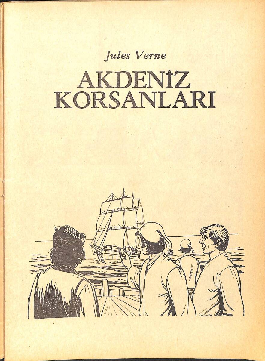 Jules Verne - Akdeniz Korsanları Çizgi Roman NDR98258 - 1