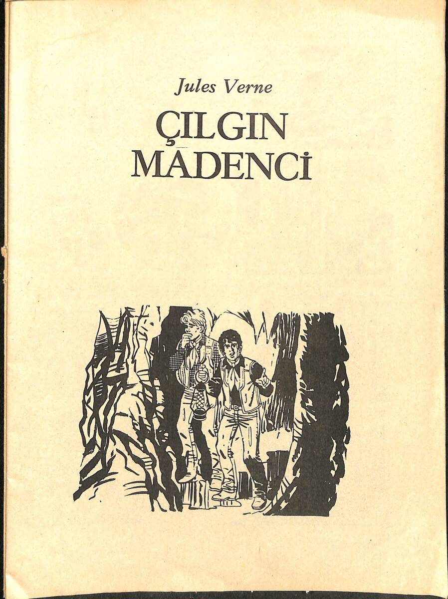 Jules Verne - Çılgın Madenci Çizgi Roman NDR96527 - 1