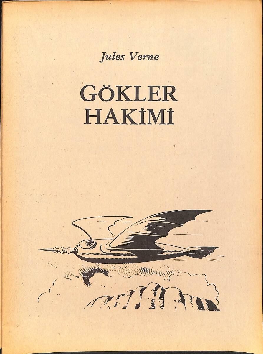 Jules Verne - Gökler Hakimi Çizgi Roman NDR98259 - 1