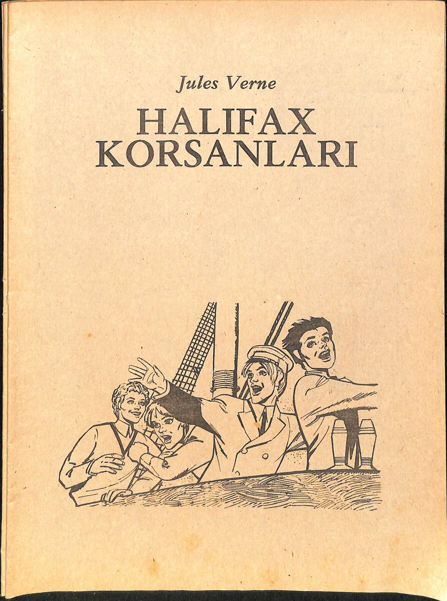 Jules Verne - Halifax Korsanları Çizgi Roman NDR98308 - 1
