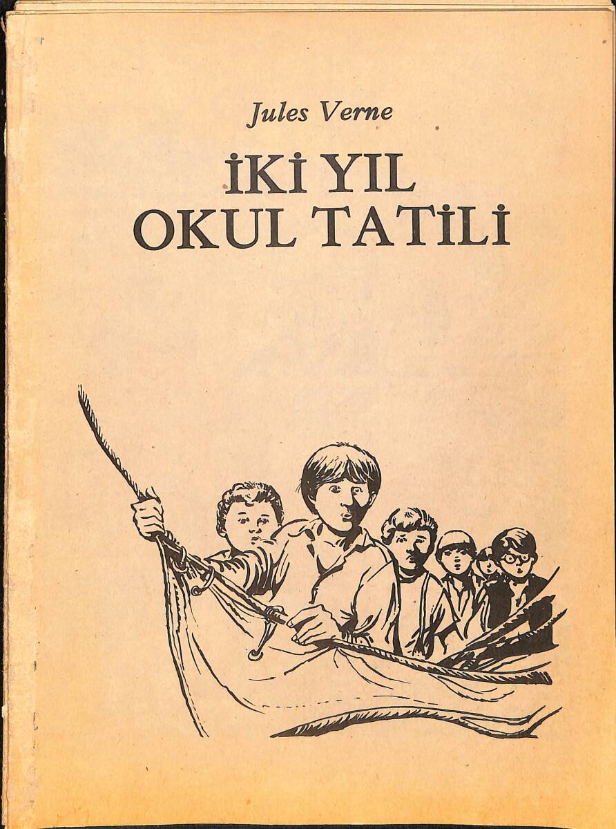 Jules Verne - İki Yıl Okul Tatili Çizgi Roman NDR98299 - 1