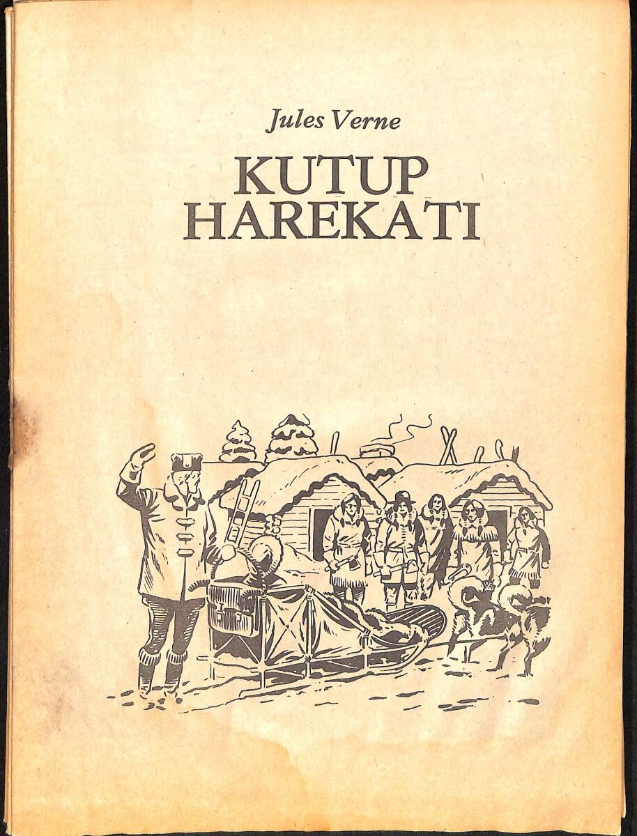 Jules Verne - Kutup Harekatı Çizgi Roman NDR98283 - 1