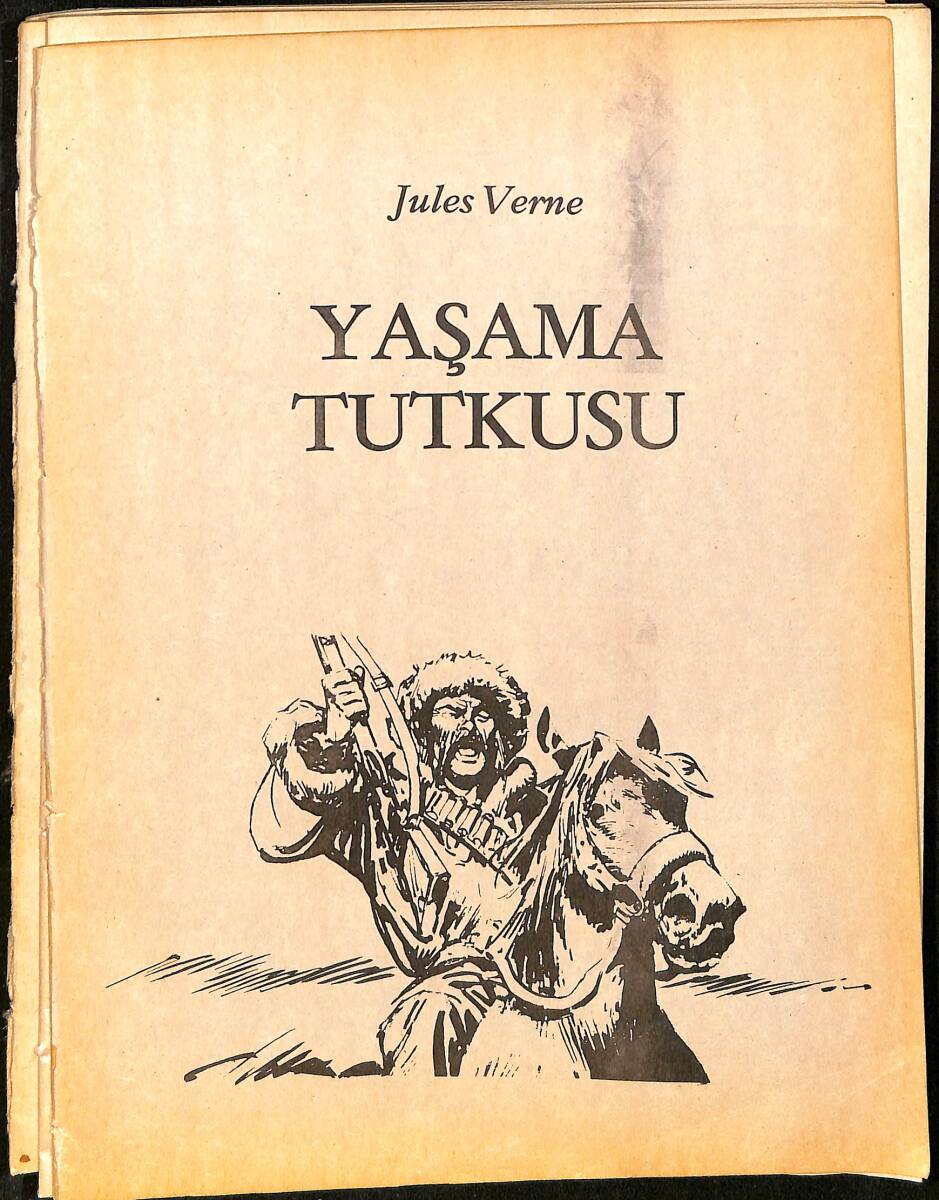Jules Verne - Yaşama Tutkusu Çizgi Roman NDR98321 - 1
