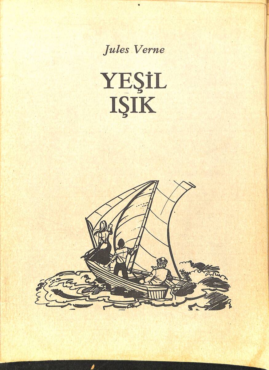 Jules Verne - Yeşil Işık Çizgi Roman NDR98234 - 1