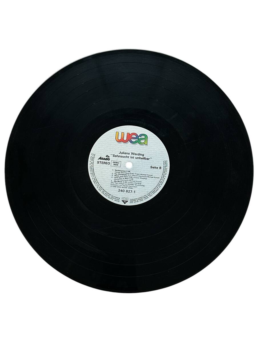 Juliane Werding - Sehnsucht Ist Unheilbar LP Plak (10/7.5) PLK25452 - 2