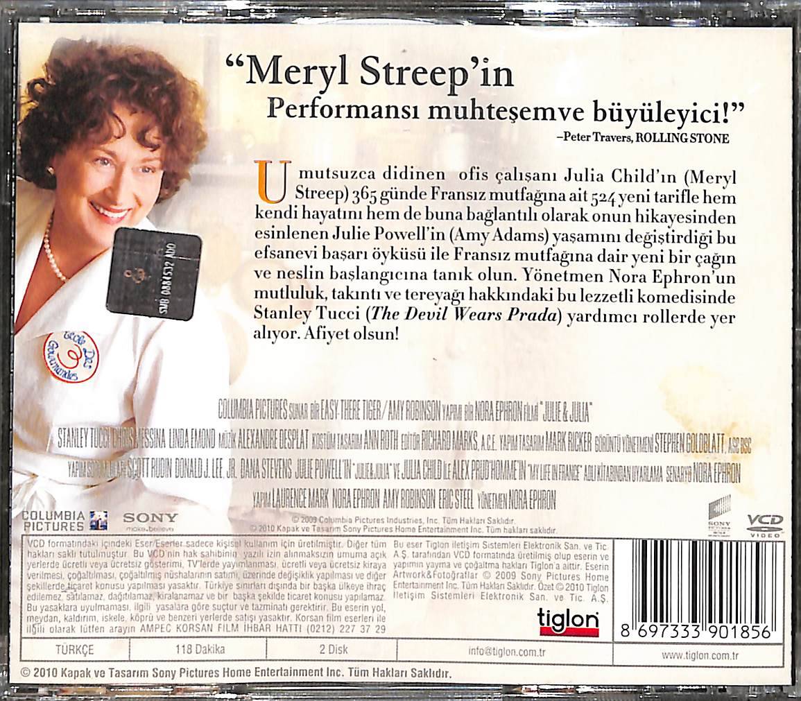 Julie & Julia (2009) Orjinal VCD Film VCD28590 - 2