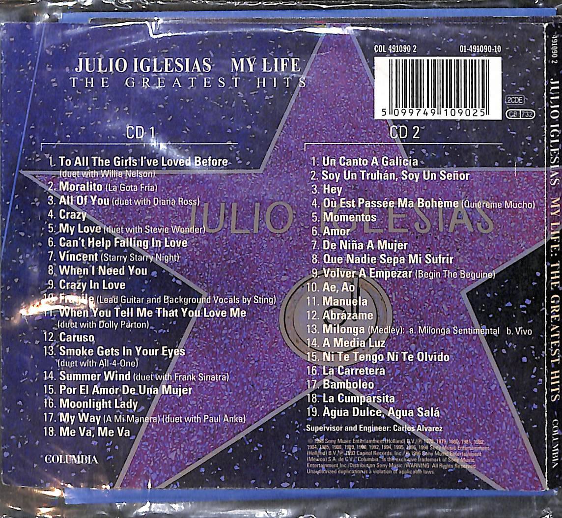 Julio – My Life (The Greatest Hits) CD İkinci El CD5860 - 2