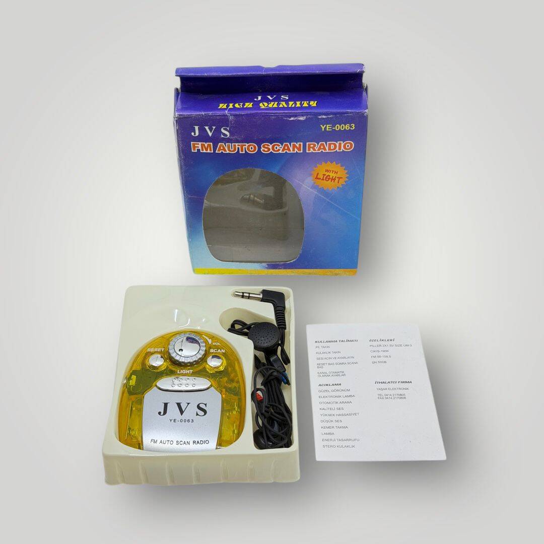 JVS Marka Cep Radyosu (Sıfır Ürün) AOB5075 - 4