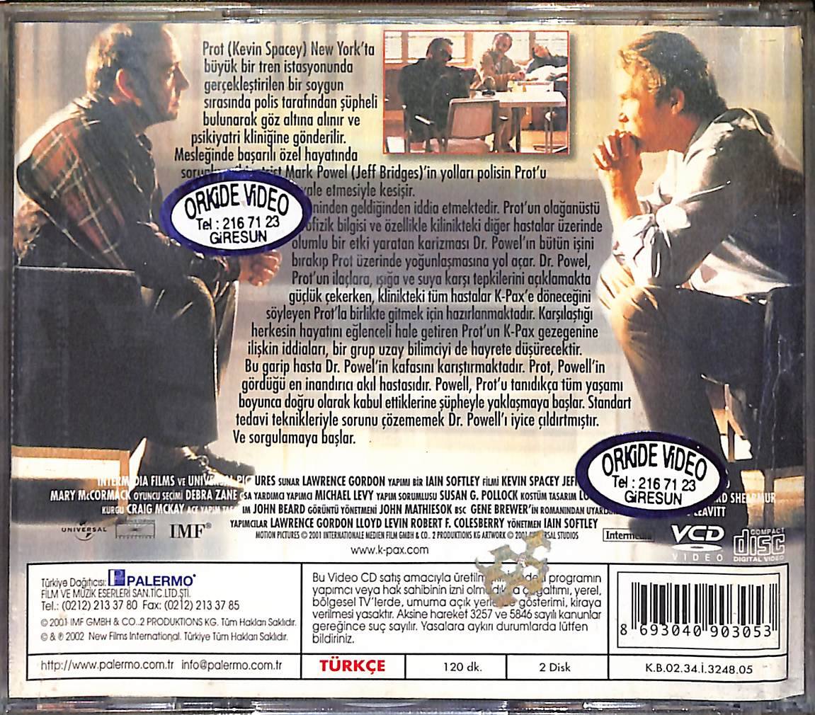 K-Pax VCD Film (10/7) VCD26300 - 2