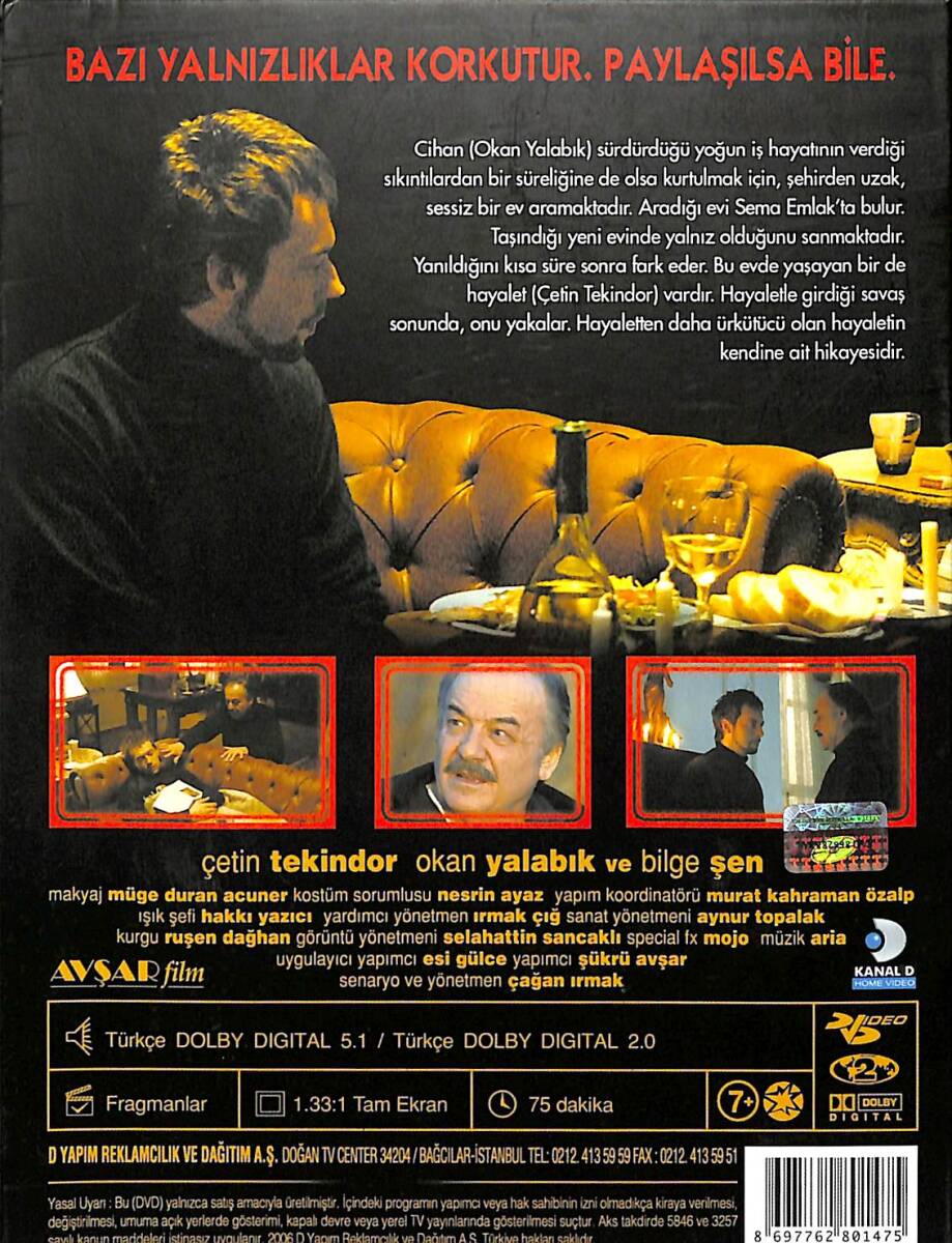 Kabuslar Evi 3: Hayal-i Cihan – Orijinal DVD (İkinci El) * Çetin Tekindor, Okan Yalabık, Bilge Şen – 2006 * DVD2975 - 3
