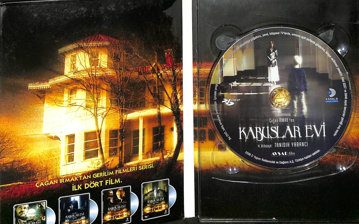 Kabuslar Evi 4: Tanıdık Yabancı – Orijinal DVD (İkinci El) * Zuhal Gencer, Güler Ökten, Yıldız Kültür, Batuhan Sefer, Betül Arım – 2006 * DVD2968 - 2