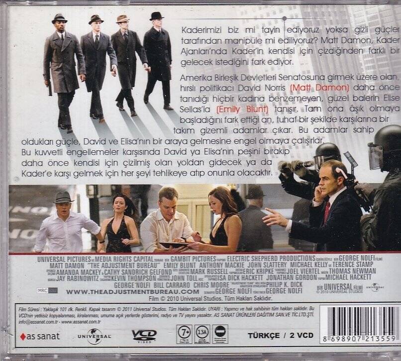 Kader Ajanları VCD Film VCD8899 - 2