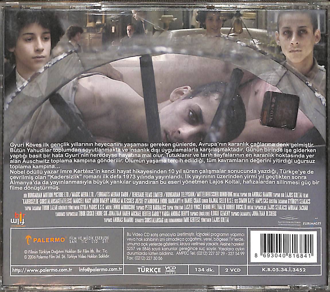 Kadersizlik - Fateless (2006) Orijinal VCD Film VCD29079 - 2