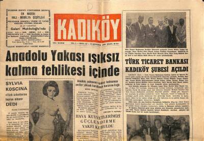 Kadıköy Gazetesi 15 Ağustos 1970 - Sular İdaresi Anadolu Yakası Abonelerine Su Depoları Yapmaların Tavsiye Ediyor GZ117339 - 1