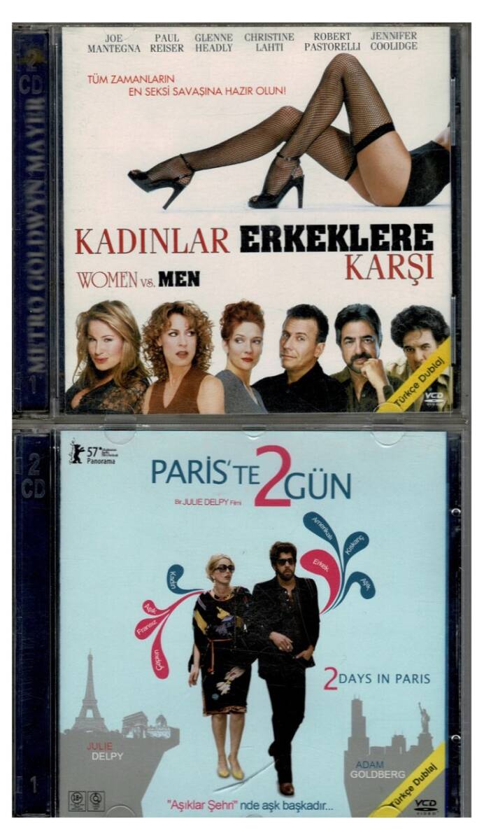 Kadınlar Erkeklere Karşı Pariste 2 Gün - 2 Adet VCD Film VCD1339 - 1