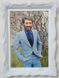 Kadir İnanır Kartpostallı Çerçeve KRT5766 - Gökçekoleksiyon