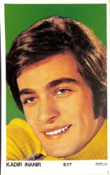 Kadir İnanır Orta Boy Kartpostal KRT18935 - Gökçekoleksiyon