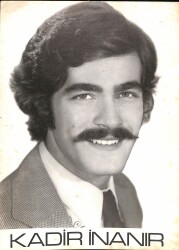 Kadir İnanır Siyah Beyaz Kartpostal KRT18188 - Gökçekoleksiyon