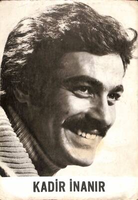Kadir İnanır Siyah Beyaz Kartpostal KRT18189 - 1