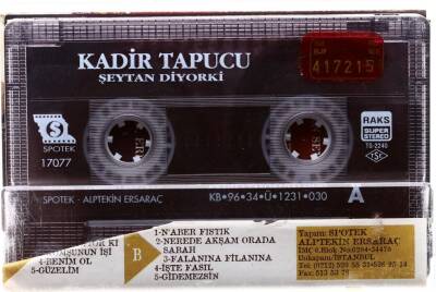 Kadir Tapucu - Şeytan Diyor Ki Kaset ( İkinci El ) KST5512 - 2