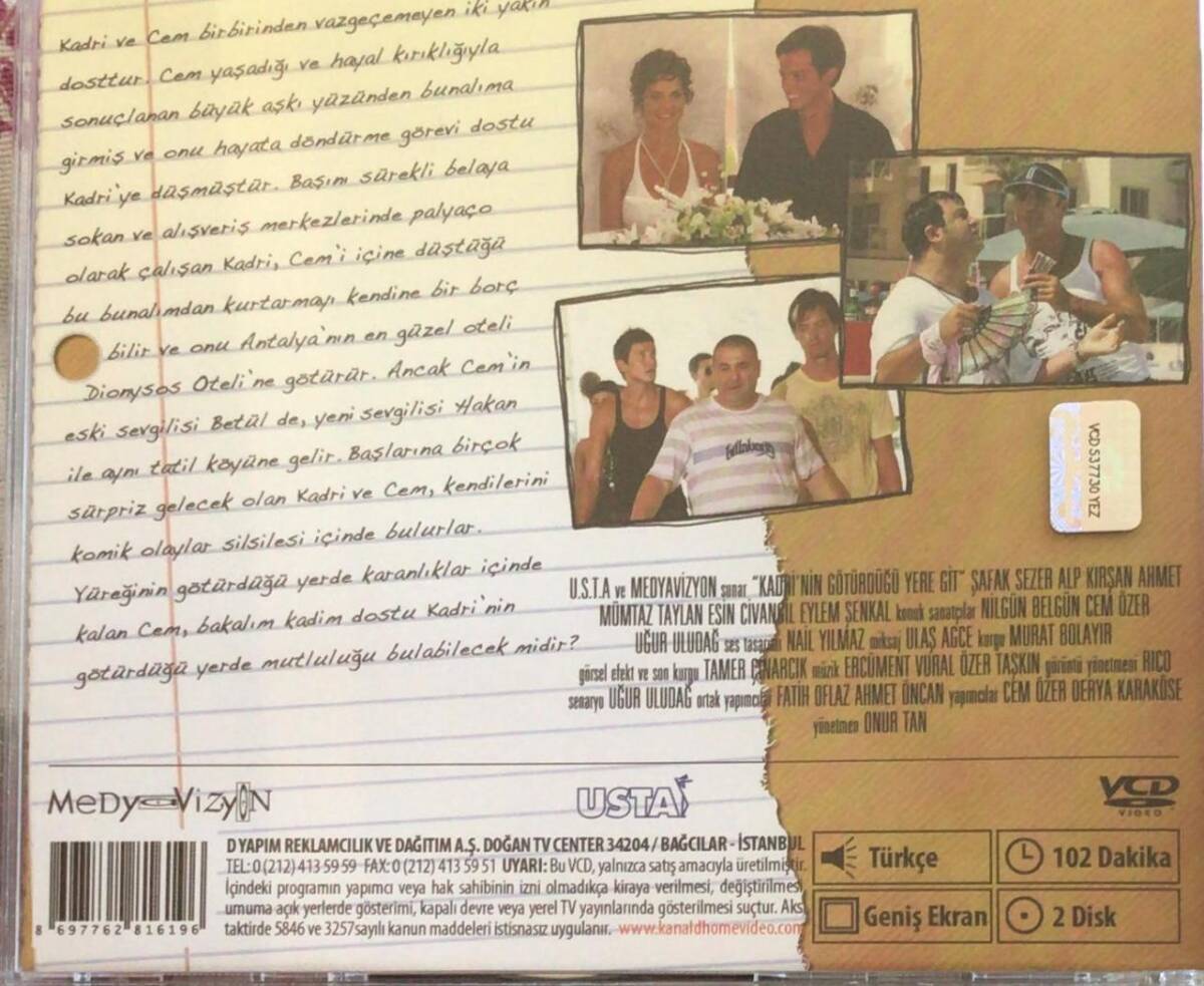 Kadrinin Götürdüğü Yere Git VCD Film VCD7706 - 2