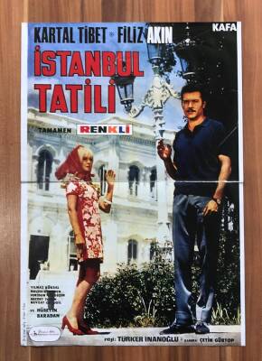 Kafa Dergisi İstanbul Tatili Film Afişi - Arkası Yaşar Kemal (32x48) EFM7471 - 1