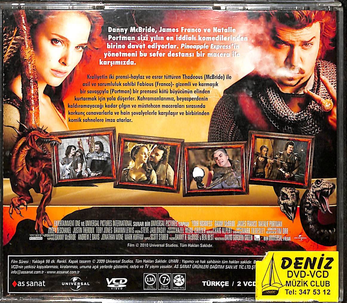 Kafadar Prensler – Your Highness (2011) Orijinal VCD Film VCD28784 - 2