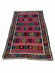 Kafkas Ermeni Eski El Dokuma Antika Kilim AOB3797 (N) - 1