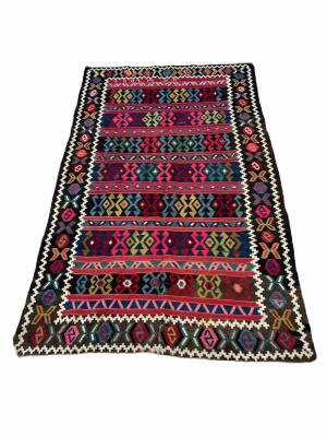 Kafkas Ermeni Eski El Dokuma Antika Kilim AOB3797 (N) - 1