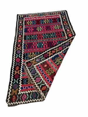 Kafkas Ermeni Eski El Dokuma Antika Kilim AOB3797 (N) - 4