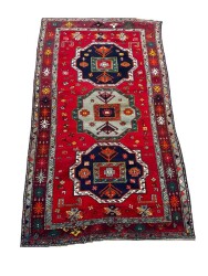 Kafkas Eski El Dokuma Antika Halı AOB3764 (N) - 1